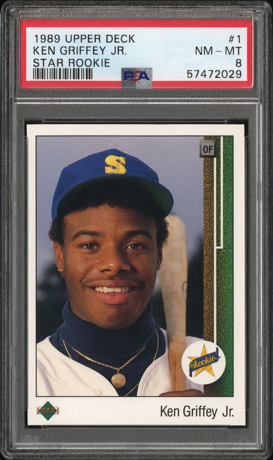 1989 Upper Deck Ken Griffey Jr., front